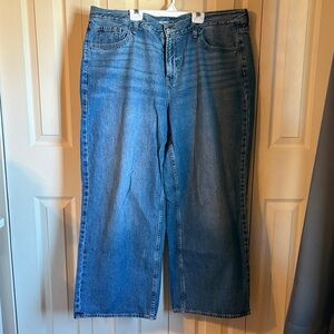 Old Navy Wow Baggy Wide Leg Jeans in Blue